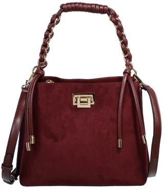 Thumbnail 1: BCBG Generation Triple Entry Bucket Crossbody Bag with Gold Braided Handle 