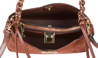 Thumbnail 4: BCBG Generation Triple Entry Bucket Crossbody Bag with Gold Braided Handle 