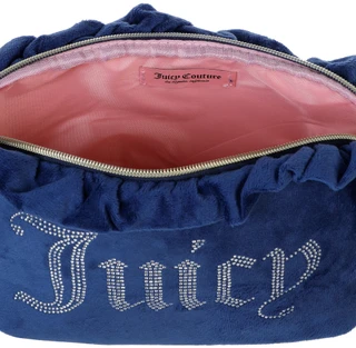 Thumbnail 2: Juicy Couture Rhinestone Travel Cosmetic Bag w/ Travel Toiletry Bottle 