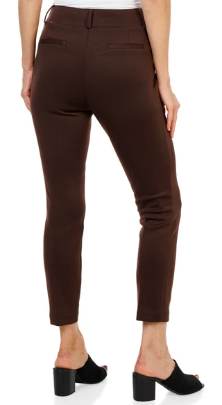 Thumbnail 2: Soho Apparel Women's Petite Pull-On Slim Ankle Pants  