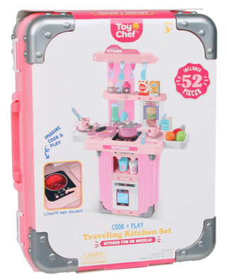 Thumbnail 1: Code Red Novelties 52 Pc Cook & Play Traveling Kitchen Playset 