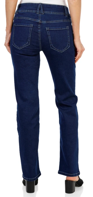 Thumbnail 2: Angels Women's Mid-Rise Curvy Bootcut Jeans  