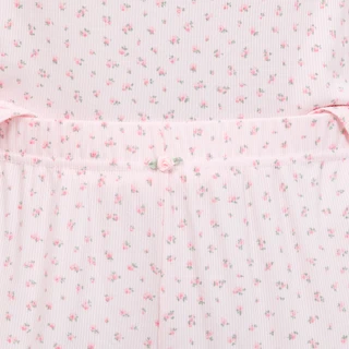 Thumbnail 2: Laura Ashley Women's Short Sleeve Wide Crop Pant Sleep Set 