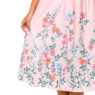 Thumbnail 4: Trixxi Juniors Multi Floral Border Cotton Lawn Dress 