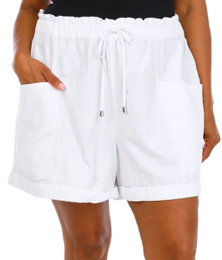 Thumbnail 1: Lands End Plus Pull On Cuff Shorts 