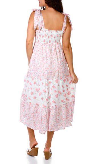 Thumbnail 4: Trixxi Juniors Sleeveless Bow Strap Twin Maxi Dress 