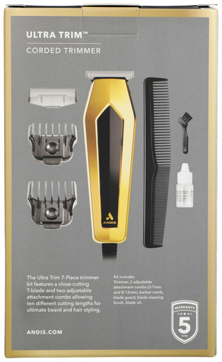 Thumbnail 3: Andis Men's 7 Pc T-Blade Trimmer Kit 