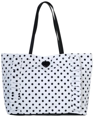 Thumbnail 1: Luv Betsey Large Ruffle Polka Dot Tote 