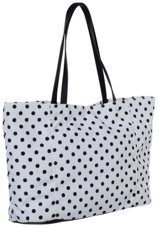 Thumbnail 3: Luv Betsey Large Ruffle Polka Dot Tote 
