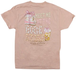 Thumbnail 2: SIMPLY SOUTHERN Women's Short Sleeve Bookstore Graphic Tee 