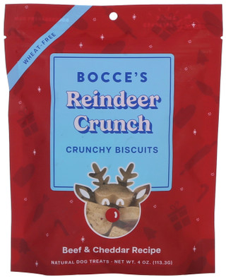 Thumbnail 1: Bocce Bakery Reindeer Crunch Biscuit Dog Treats 