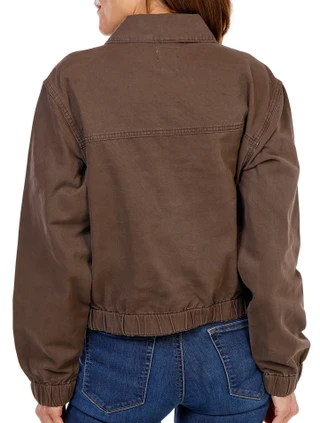 Thumbnail 3: Driftwood Women's Long Sleeve Floral Embroidered Button-Front Jacket 
