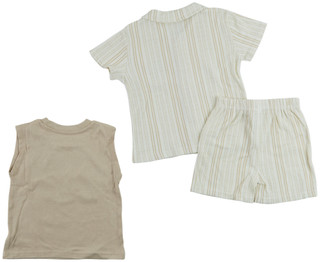 Thumbnail 2: Disney Jr. 3 Pc Toddler Boys Short Sleeve Mickey Cabana Short Set 