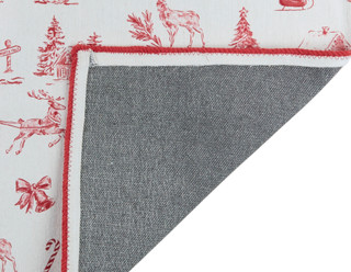 Thumbnail 2: Tinsel & Holly 27x45 Christmas Accent Rug 