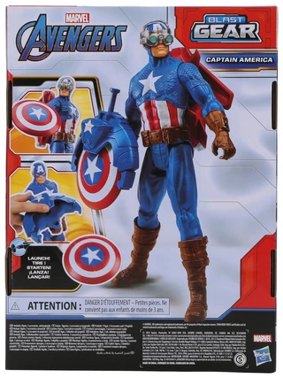 Thumbnail 2: Avengers  Marvel Avengers Captain America Figurine w/ Accessories  