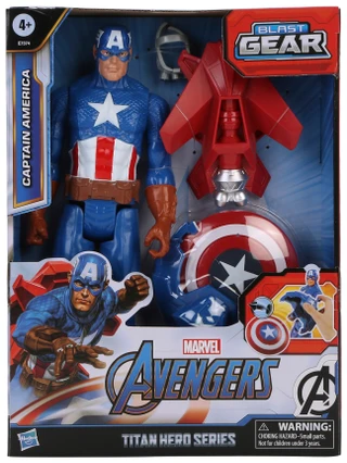 Thumbnail 1: Avengers  Marvel Avengers Captain America Figurine w/ Accessories  