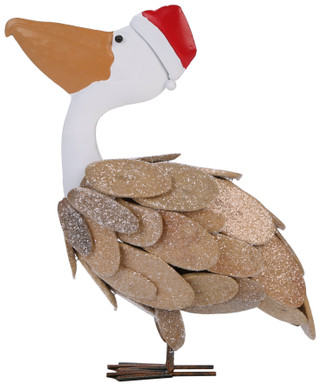Thumbnail 2: Magical Season Santa Driftwood Pelican Figurine  