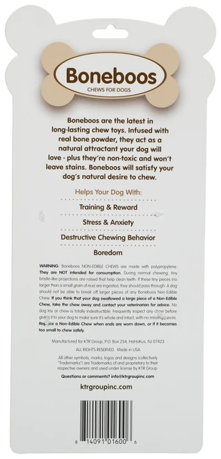 Thumbnail 2: Boneboos Infused Bone Powder Fish Bone Dog Toy 