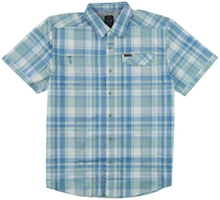 Thumbnail 1: Wrangler Men's Short Sleeve Plaid Button Up Shirt w/ Zip Pocket  