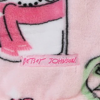 Thumbnail 2: Betsey Johnson 50x70 Ultra Soft Christmas Mug Print Plush Throw Blanket  