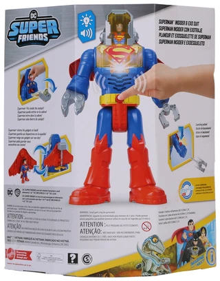 Thumbnail 2: FISHER PRICE DC Superman Insider & Exo Suit Figurine Toy  