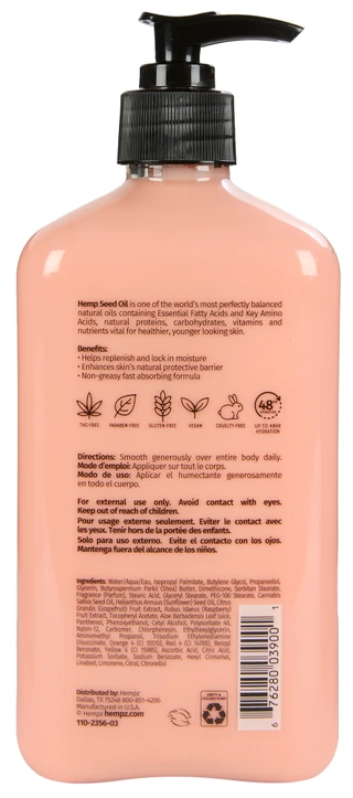 Thumbnail 2: Hempz 17 oz Pink Sugared Grapefruit White Raspberry Moisturizer  