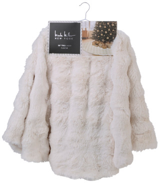 Thumbnail 1: Nicole Miller 56 In Plush Fur Christmas Tree Skirt  