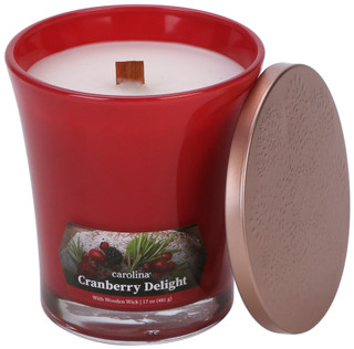 Thumbnail 1: Carolina 17 oz Christmas Holiday Hearth Scented Candle 