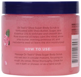 Thumbnail 2: Dr Teal's 19 oz Rose Shea Sugar Scrub 