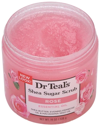 Thumbnail 1: Dr Teal's 19 oz Rose Shea Sugar Scrub 