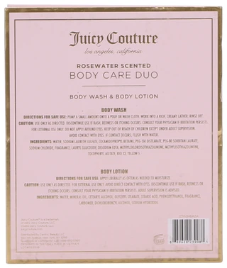 Thumbnail 2: Juicy Couture 2 Pc Rosewater Scented Body Wash & Lotion Duo 