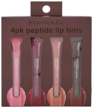 Thumbnail 1: Juliette & Co 4 Pk Peptide Lip Tints  