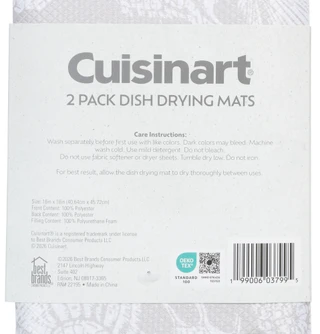 Thumbnail 2: CUISINART 2 Pk 16x18 Super Absorbent Dish Drying Mats  