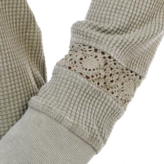 Thumbnail 2: C&C California Women's Long Sleeve Waffle Knit Top 