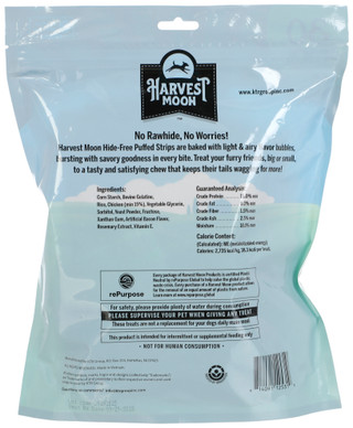 Thumbnail 2: Harvest Moon 30 Pk Hide Free Puffed Chew Strips Dog Treats 