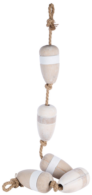 Thumbnail 1: Fancy That 70 In Wooden Nautical Buoy Garland  