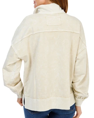 Thumbnail 2: Blu Pepper Juniors Active Long Sleeve 1/4 Zip Pullover 