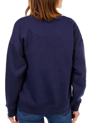 Thumbnail 2: Lands' End Women's Patch Logo Sweatshirt 