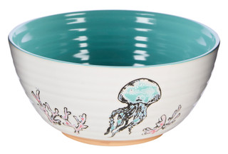 Thumbnail 2: Spectrum Designz Jellyfish Coastal Reef Bowl  