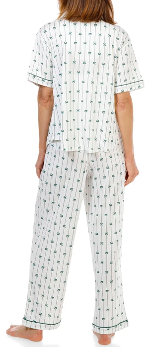 Thumbnail 3: FLORA Women's 2 Pc Pajama Shirt & Pants Set 