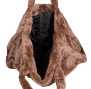 Thumbnail 2: Catherine Malandrino Plush Faux Fur Tote Bag 