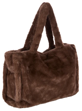 Thumbnail 3: Catherine Malandrino Plush Faux Fur Tote Bag 