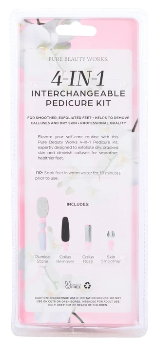 Thumbnail 2: Pure Beauty Works 4-In-1 Interchangeable Pedicure Kit 