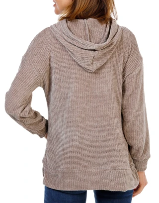 Thumbnail 2: Anneliese Women's Chenille Pullover Hoodie 