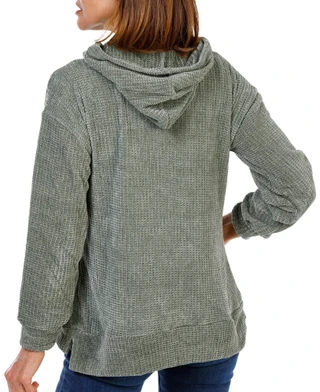 Thumbnail 2: Anneliese Women's Chenille Pullover Hoodie 