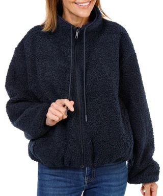 Thumbnail 1: AVALANCHE Women's Sherpa Teddy Full Zip Jacket 