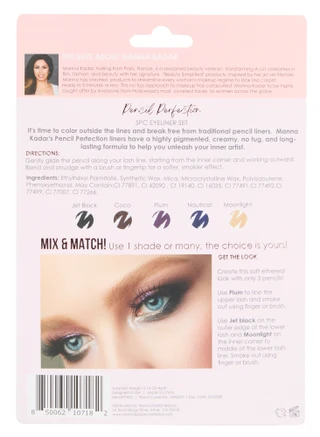 Thumbnail 2: Manna Kadar 5 Pk Smudge Proof Eyeliner Set 