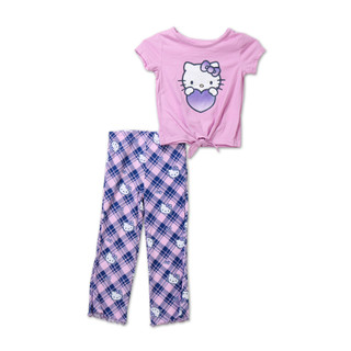 Thumbnail 1: Sanrio Little Girls 2 Pc Character Flare Pants Set 
