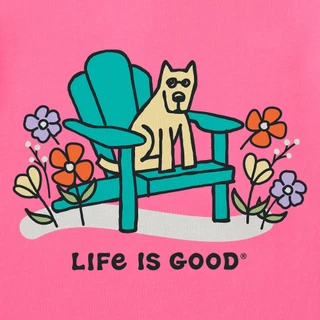 Thumbnail 2: Life is Good Women's V-Neck Graphic Tee 