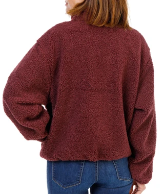 Thumbnail 2: AVALANCHE Women's Sherpa Teddy Full Zip Jacket 